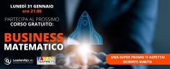 31 Gennaio, Corso gratuito online 