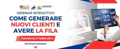 26 Ottobre, online: COME GENERARE NUOVI CLIENTI E AVERE LA FILA