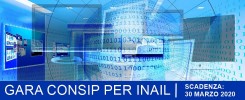 GARA CONSIP PER INAIL. Proroga scadenza al 17 Aprile 2020