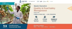 Start 26 Ottobre: MASTER EXECUTIVE QUALITY & FOOD SAFETY MANAGEMENT 