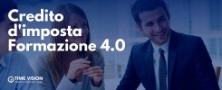 CREDITO D'IMPOSTA FORMAZIONE 4.0